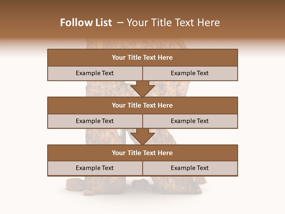 Calligraphy Sketch Mountain PowerPoint Template