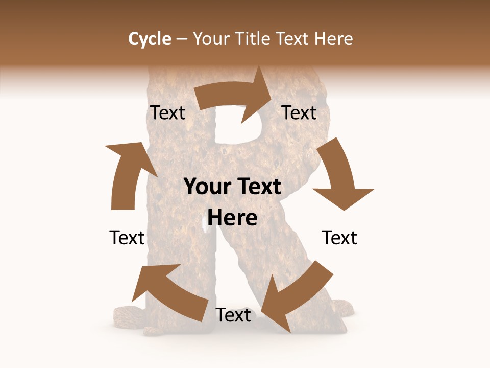 Calligraphy Sketch Mountain PowerPoint Template
