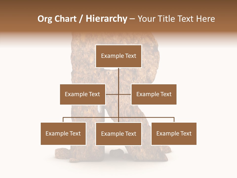 Calligraphy Sketch Mountain PowerPoint Template