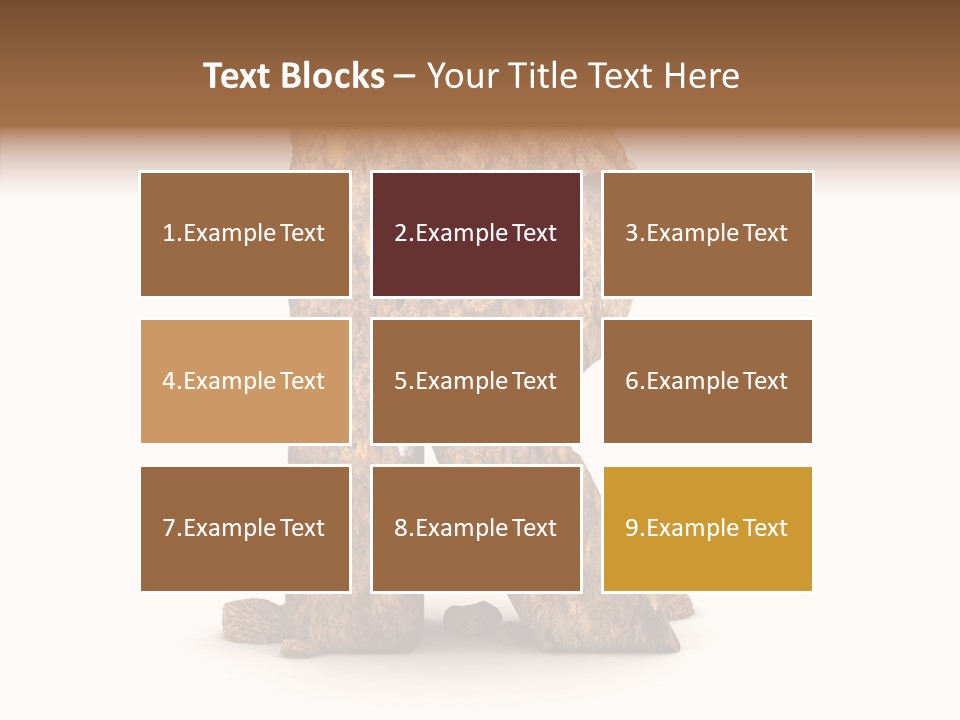 Calligraphy Sketch Mountain PowerPoint Template