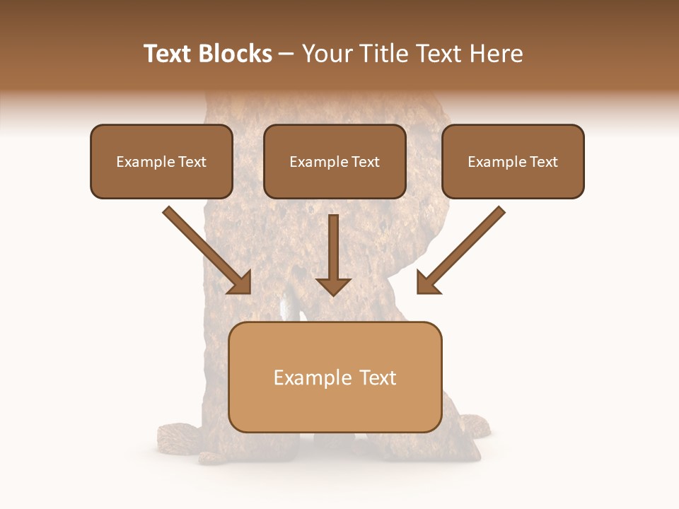 Calligraphy Sketch Mountain PowerPoint Template