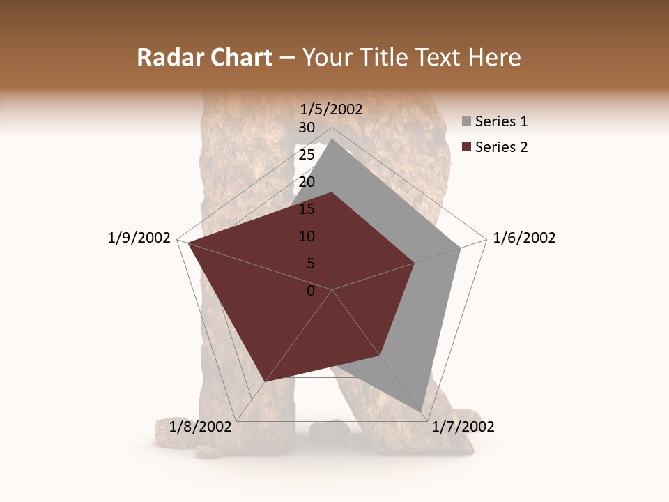 Calligraphy Sketch Mountain PowerPoint Template