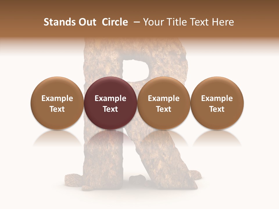 Calligraphy Sketch Mountain PowerPoint Template