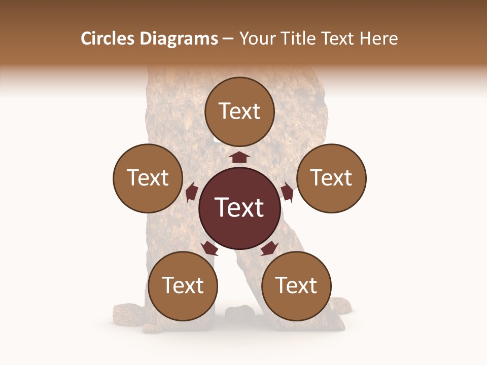 Calligraphy Sketch Mountain PowerPoint Template