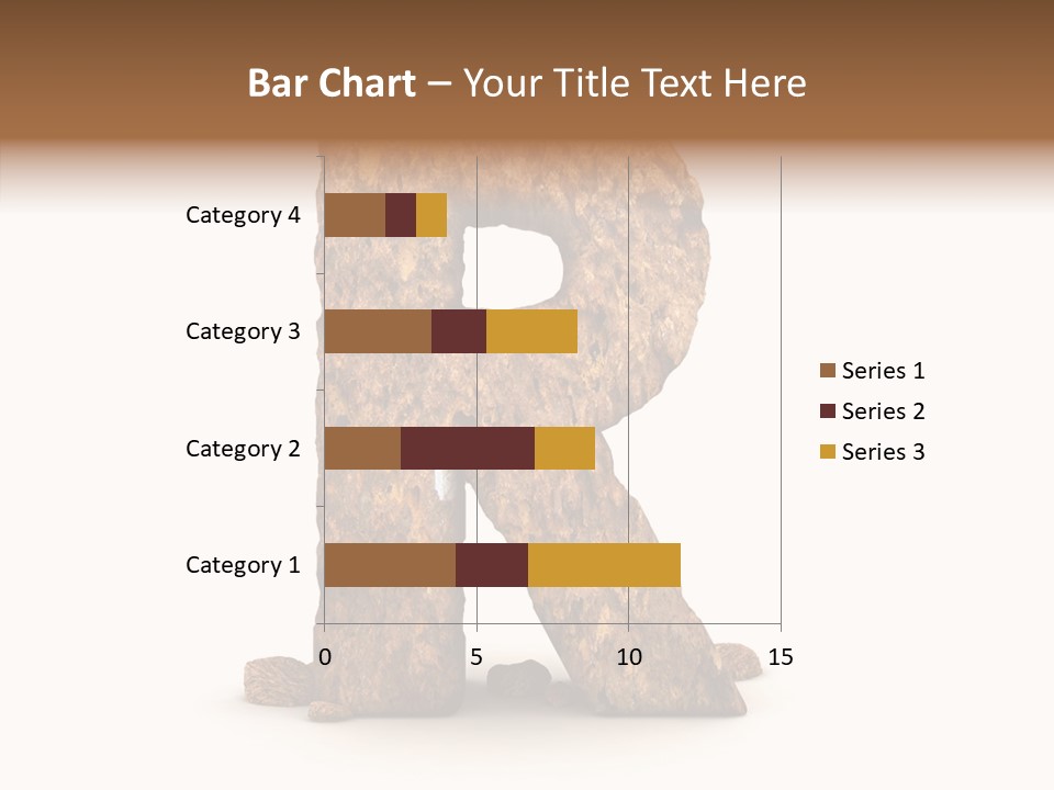 Calligraphy Sketch Mountain PowerPoint Template