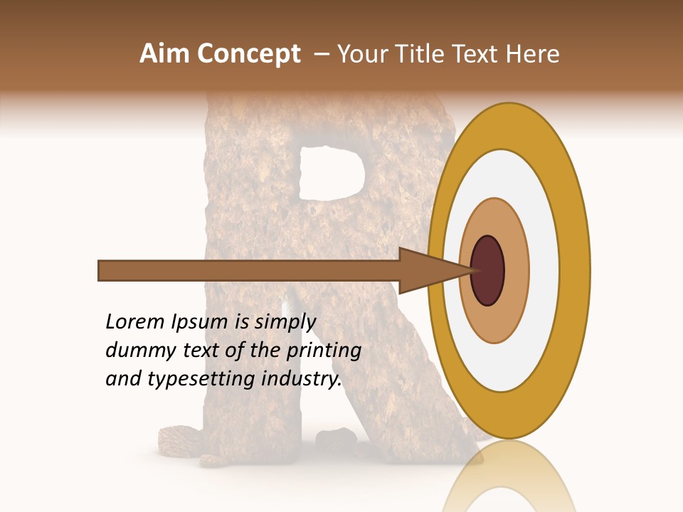 Calligraphy Sketch Mountain PowerPoint Template