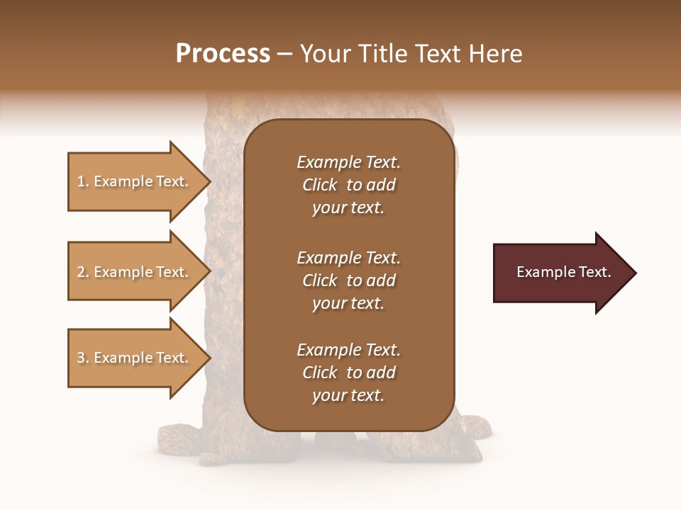 Calligraphy Sketch Mountain PowerPoint Template