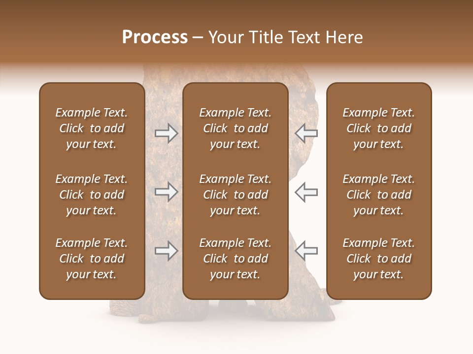 Calligraphy Sketch Mountain PowerPoint Template