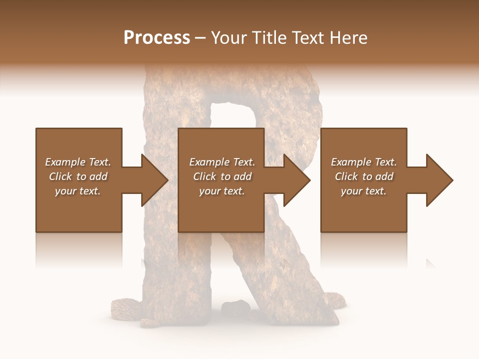 Calligraphy Sketch Mountain PowerPoint Template