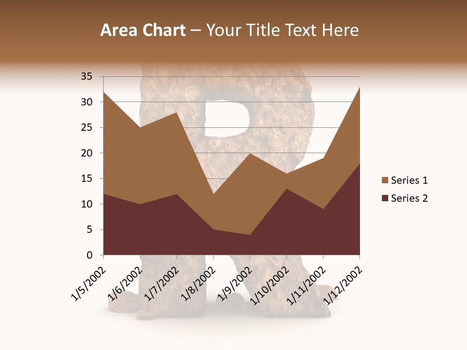 Calligraphy Sketch Mountain PowerPoint Template