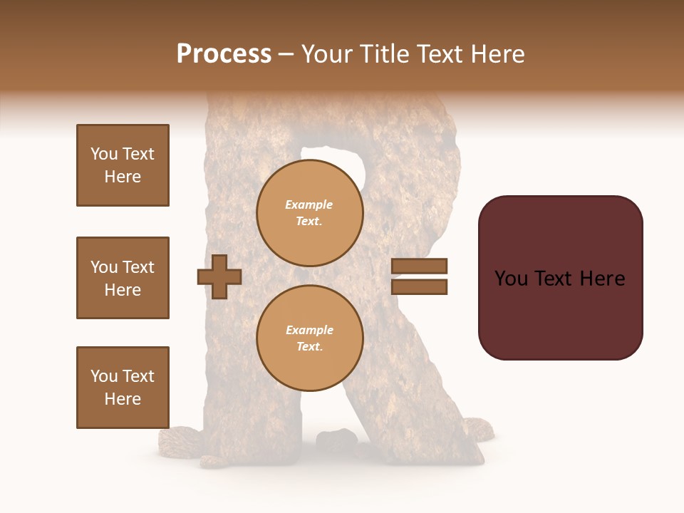 Calligraphy Sketch Mountain PowerPoint Template