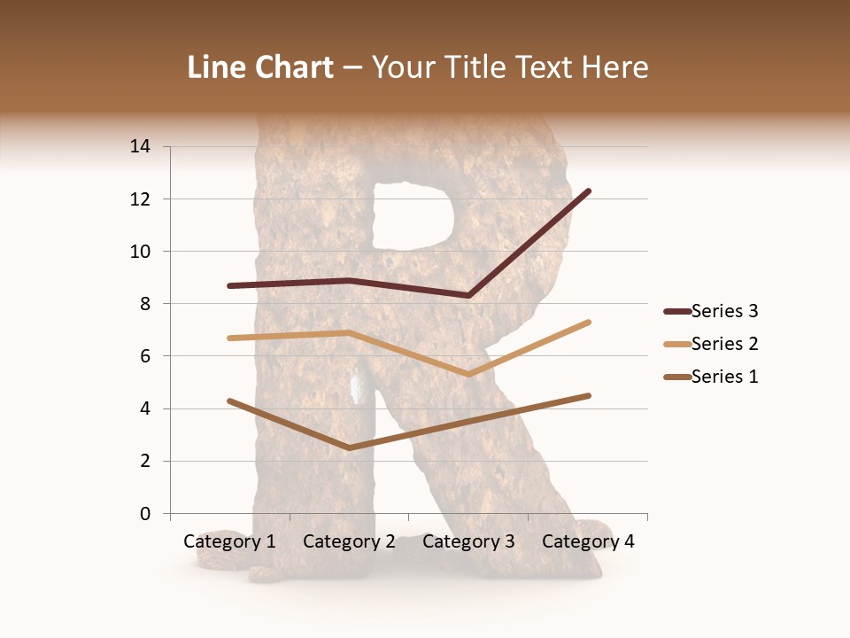 Calligraphy Sketch Mountain PowerPoint Template