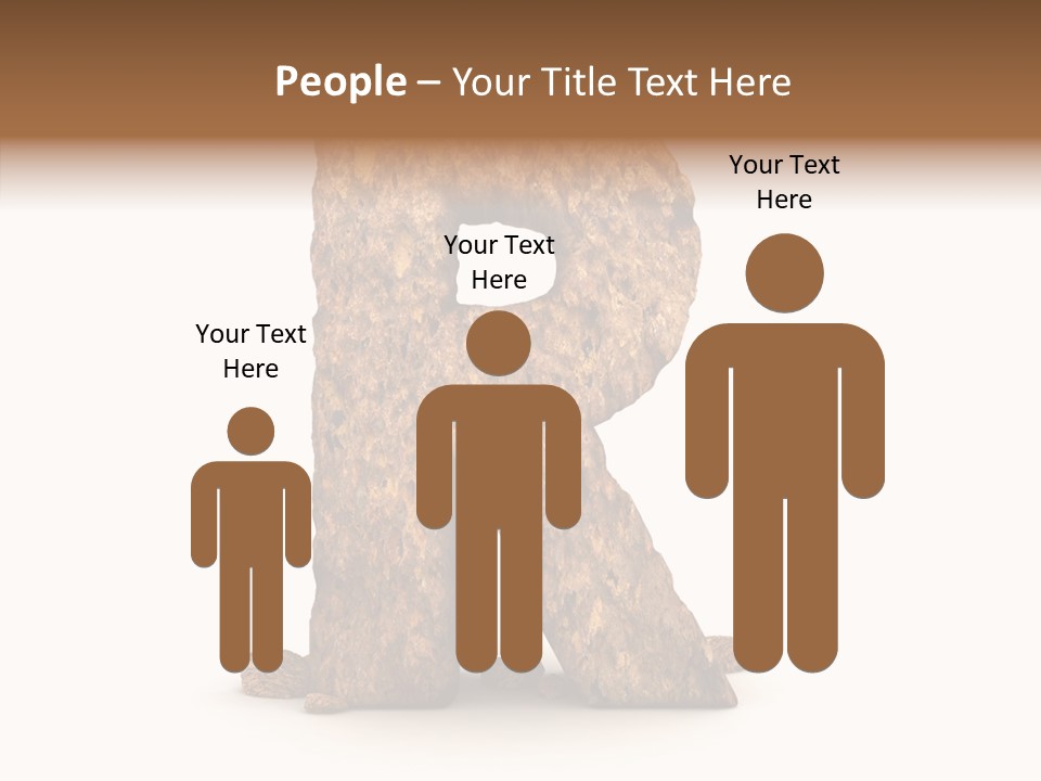 Calligraphy Sketch Mountain PowerPoint Template