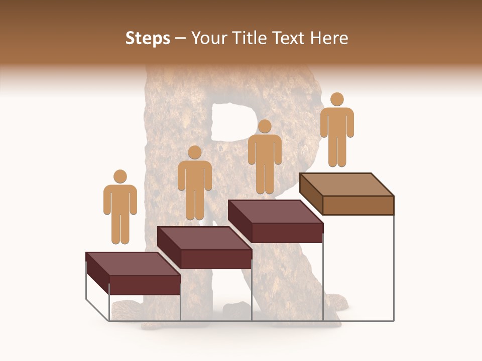 Calligraphy Sketch Mountain PowerPoint Template