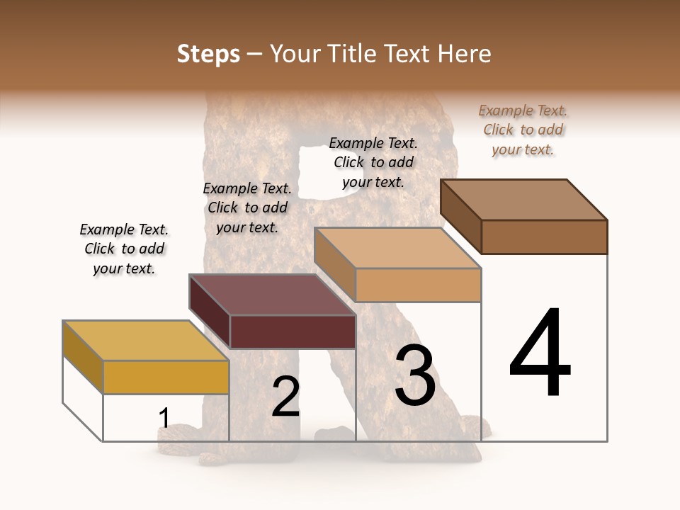Calligraphy Sketch Mountain PowerPoint Template