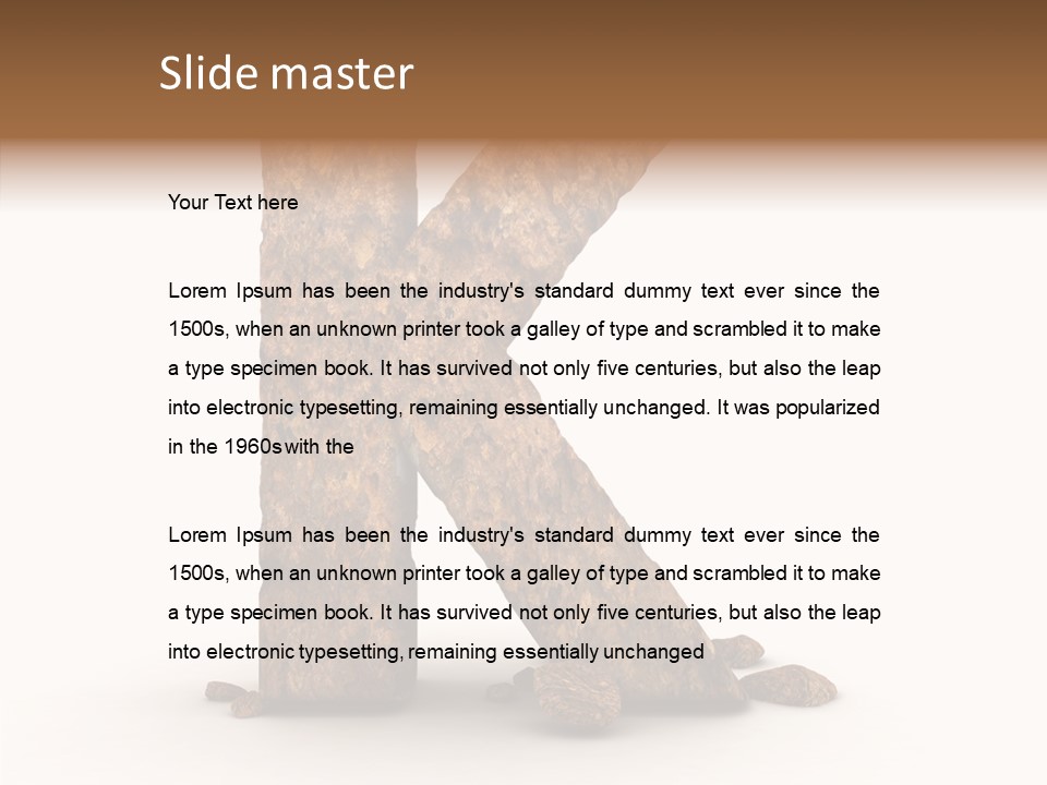 Mountain Text Type PowerPoint Template