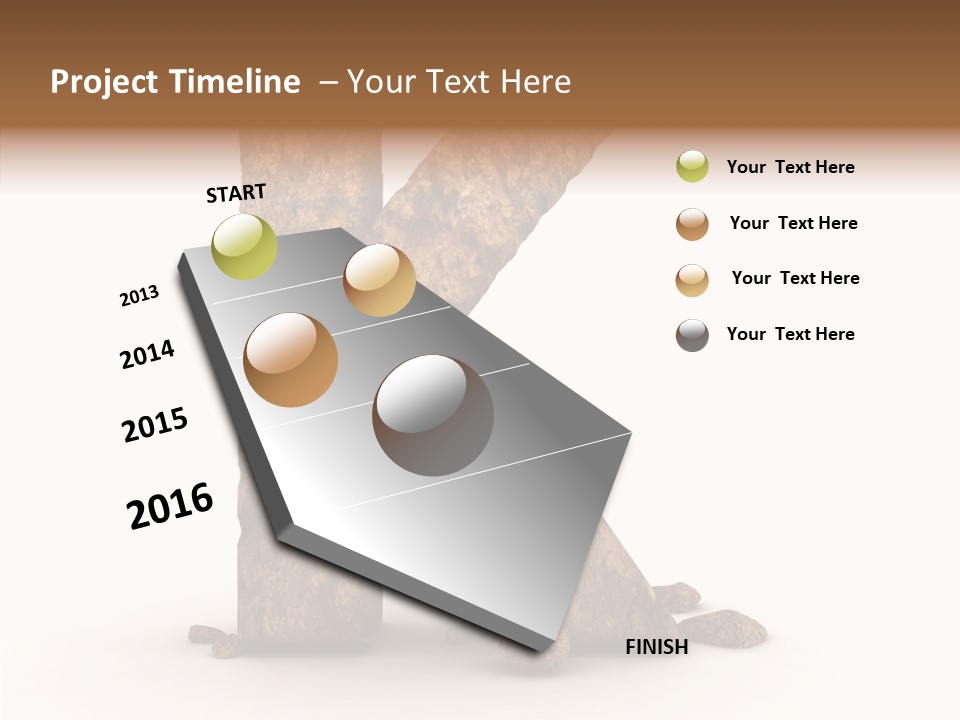 Mountain Text Type PowerPoint Template