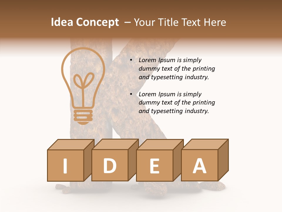 Mountain Text Type PowerPoint Template