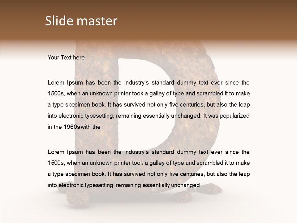 Type Sketch Alphabet PowerPoint Template