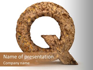 Graze Design Letter PowerPoint Template