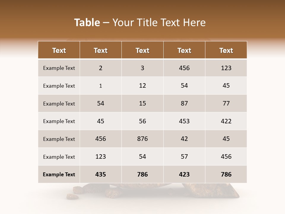 Graze Design Letter PowerPoint Template