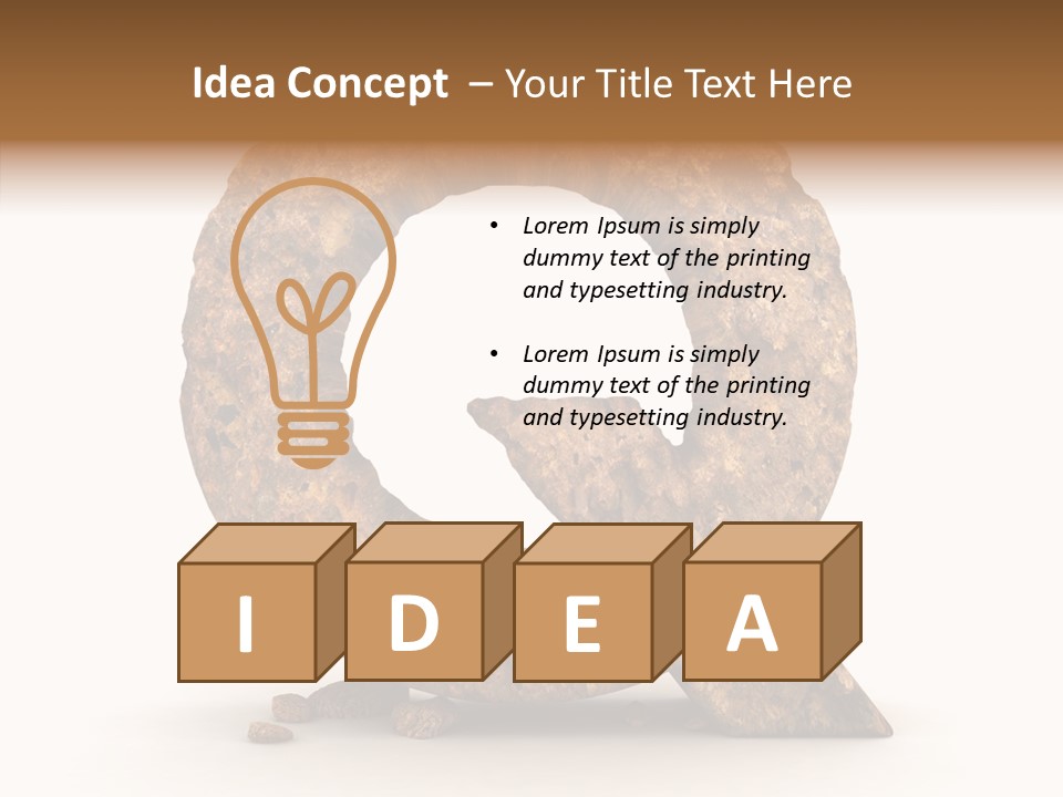 Graze Design Letter PowerPoint Template