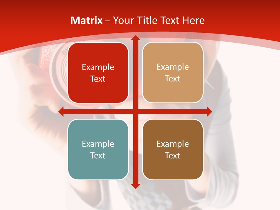 Face Picture Hand PowerPoint Template