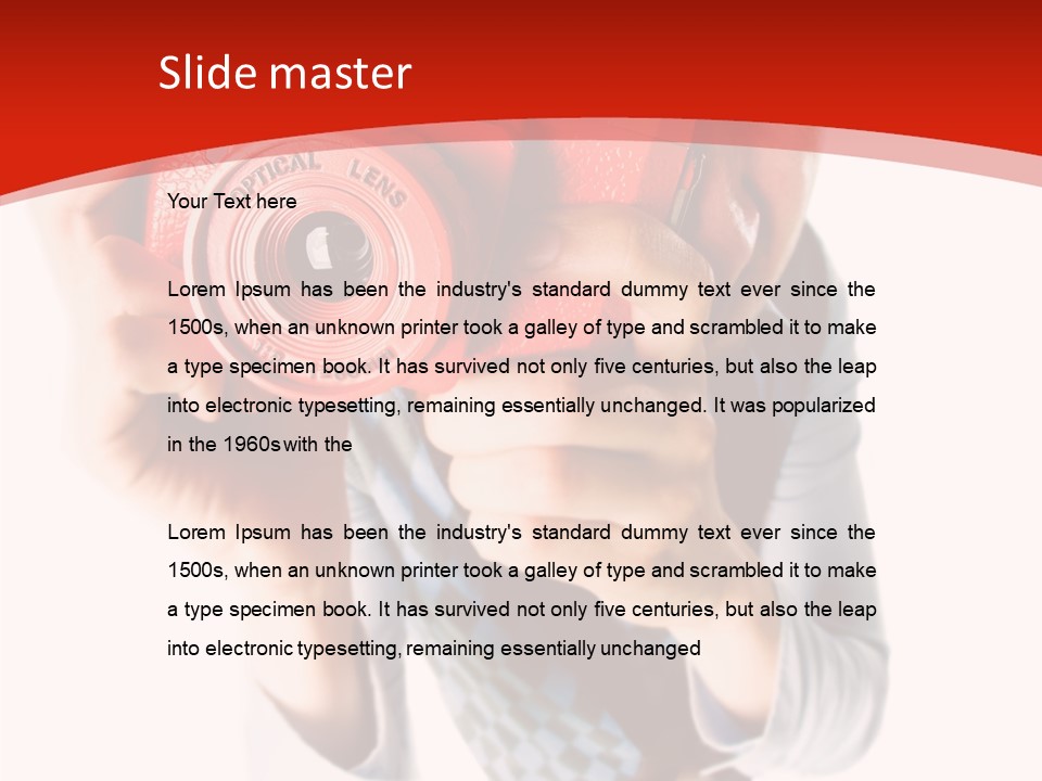 Face Picture Hand PowerPoint Template