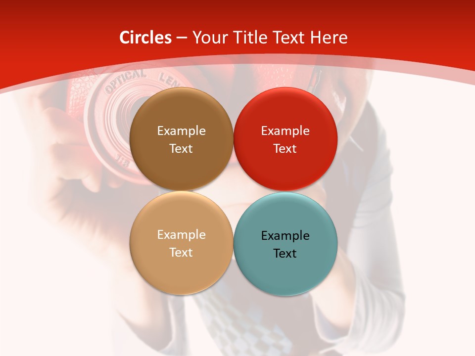 Face Picture Hand PowerPoint Template