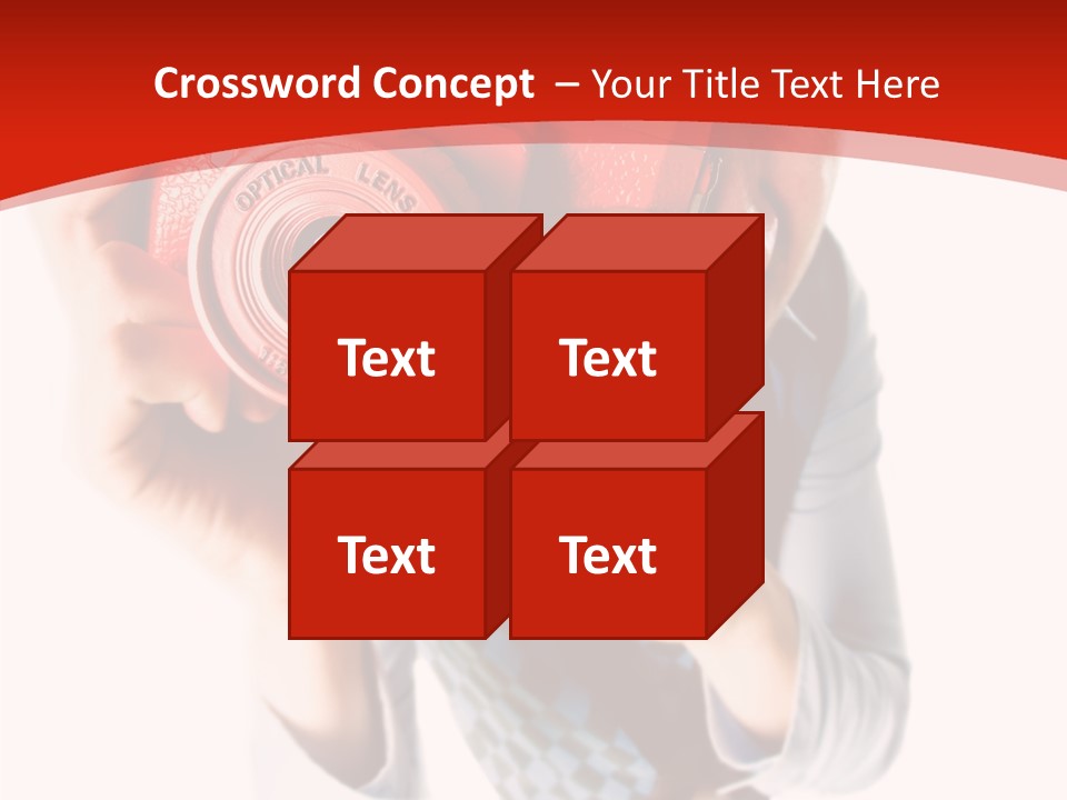 Face Picture Hand PowerPoint Template