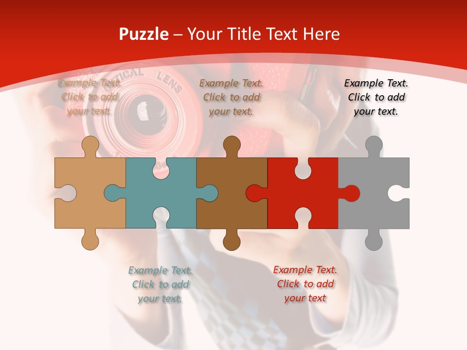 Face Picture Hand PowerPoint Template