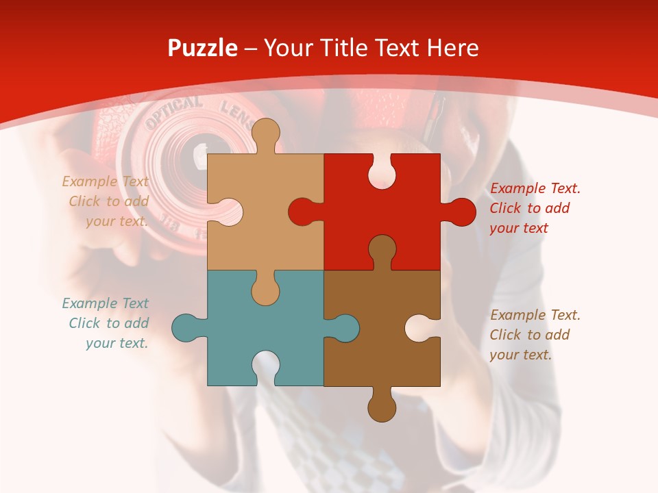 Face Picture Hand PowerPoint Template