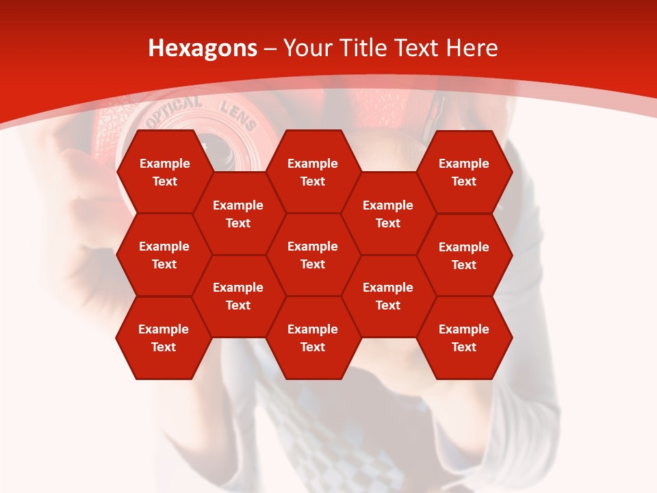 Face Picture Hand PowerPoint Template