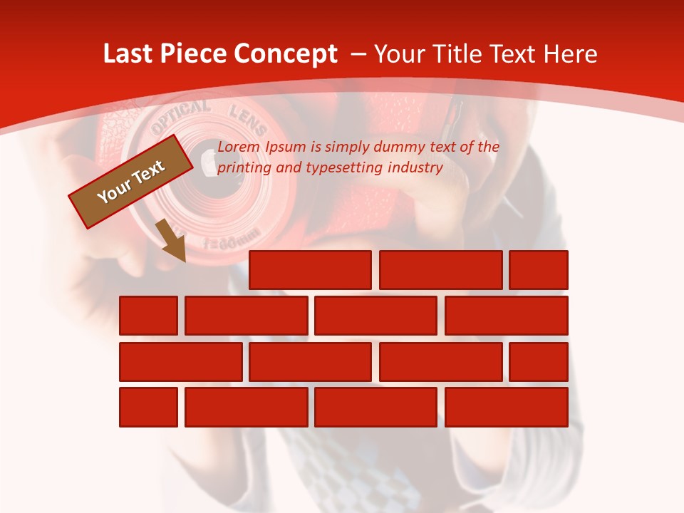 Face Picture Hand PowerPoint Template