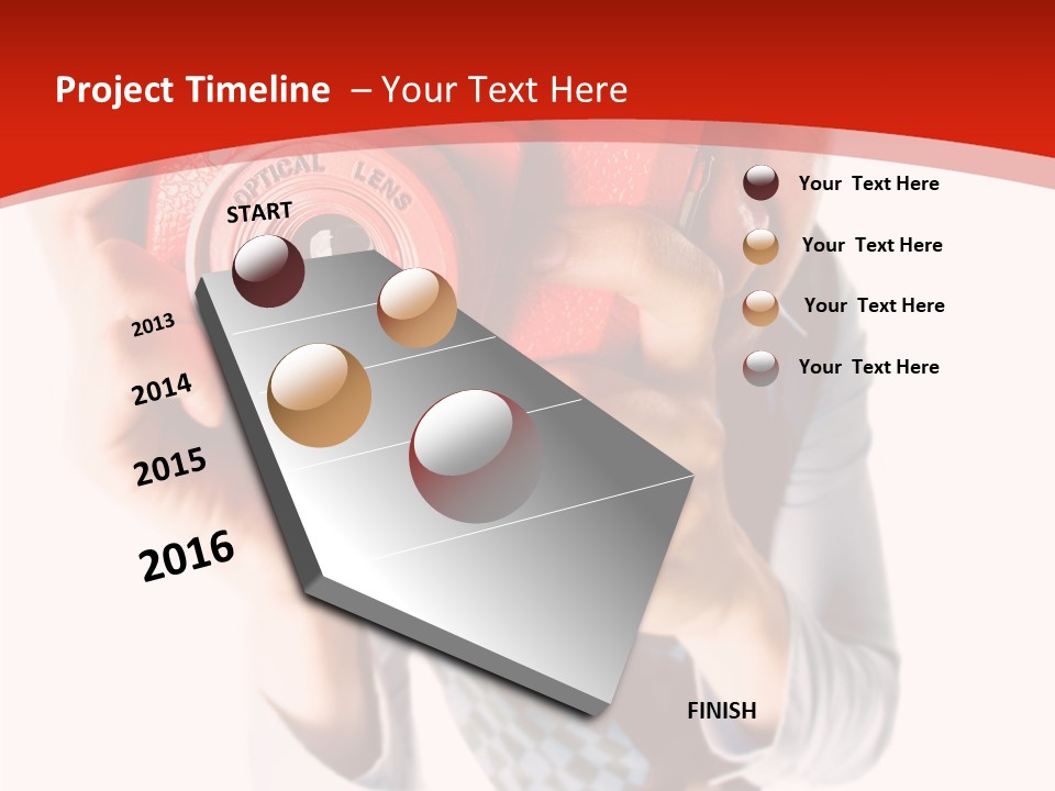 Face Picture Hand PowerPoint Template