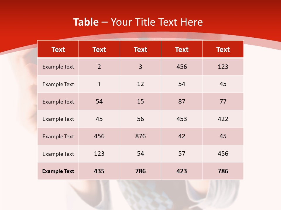 Face Picture Hand PowerPoint Template