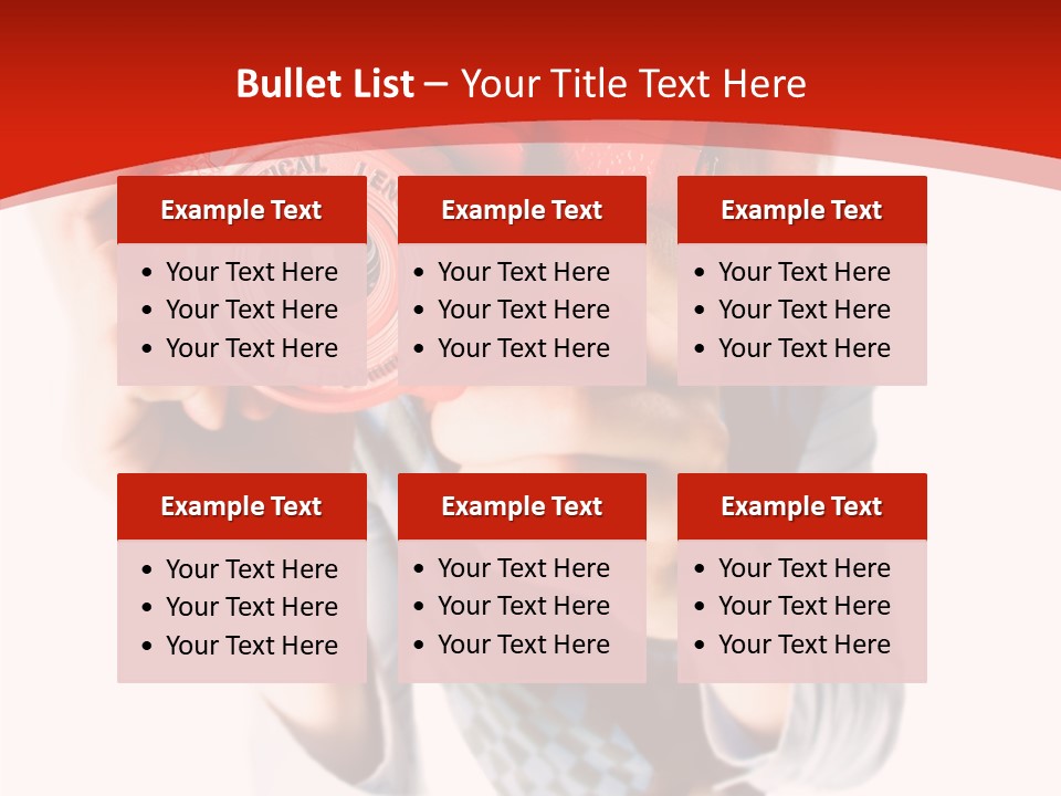 Face Picture Hand PowerPoint Template