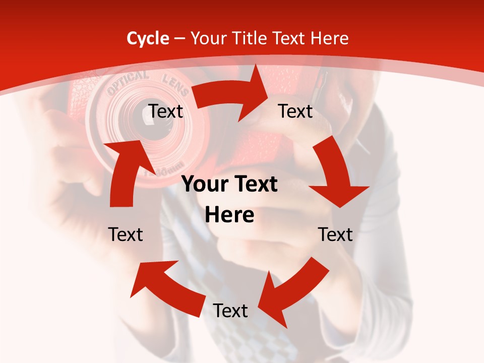 Face Picture Hand PowerPoint Template