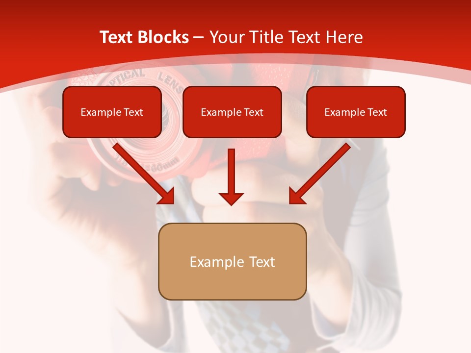 Face Picture Hand PowerPoint Template