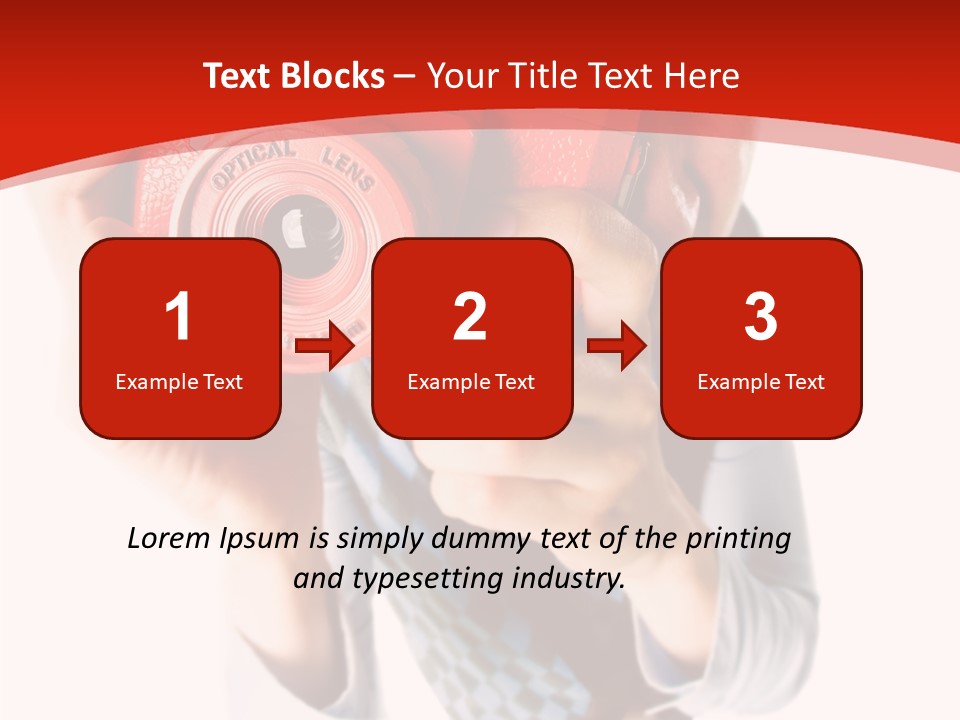 Face Picture Hand PowerPoint Template