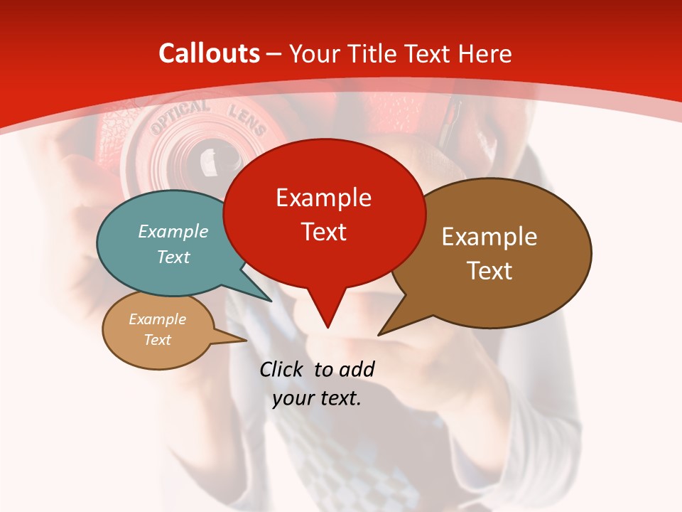 Face Picture Hand PowerPoint Template