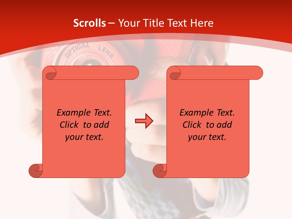 Face Picture Hand PowerPoint Template