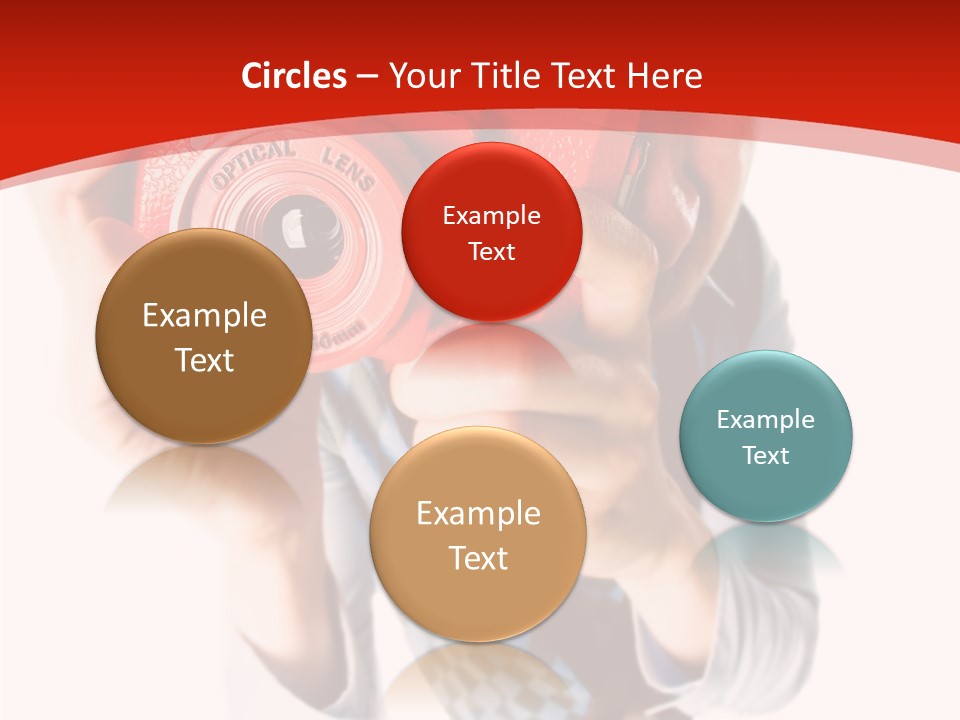 Face Picture Hand PowerPoint Template