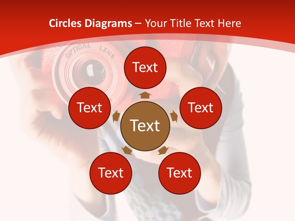 Face Picture Hand PowerPoint Template