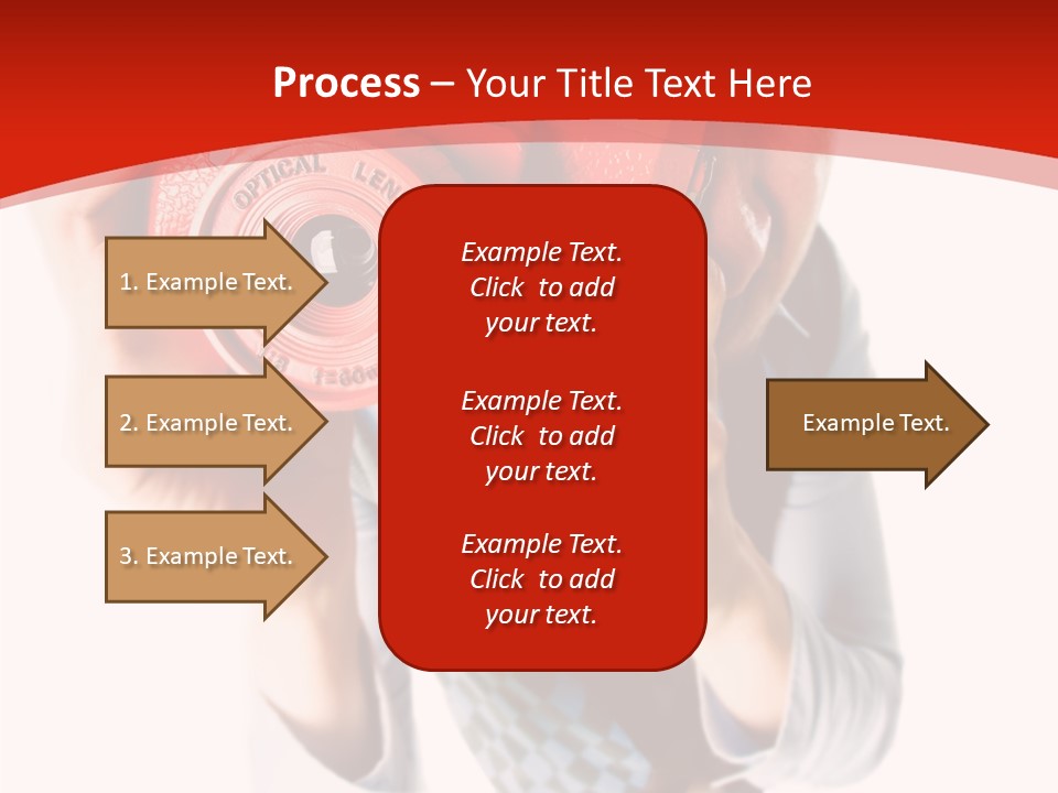 Face Picture Hand PowerPoint Template