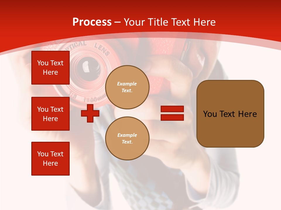 Face Picture Hand PowerPoint Template