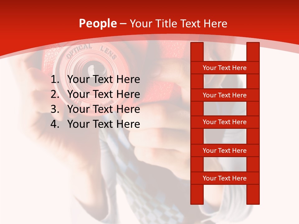 Face Picture Hand PowerPoint Template