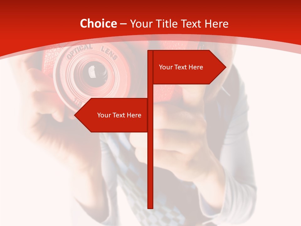 Face Picture Hand PowerPoint Template