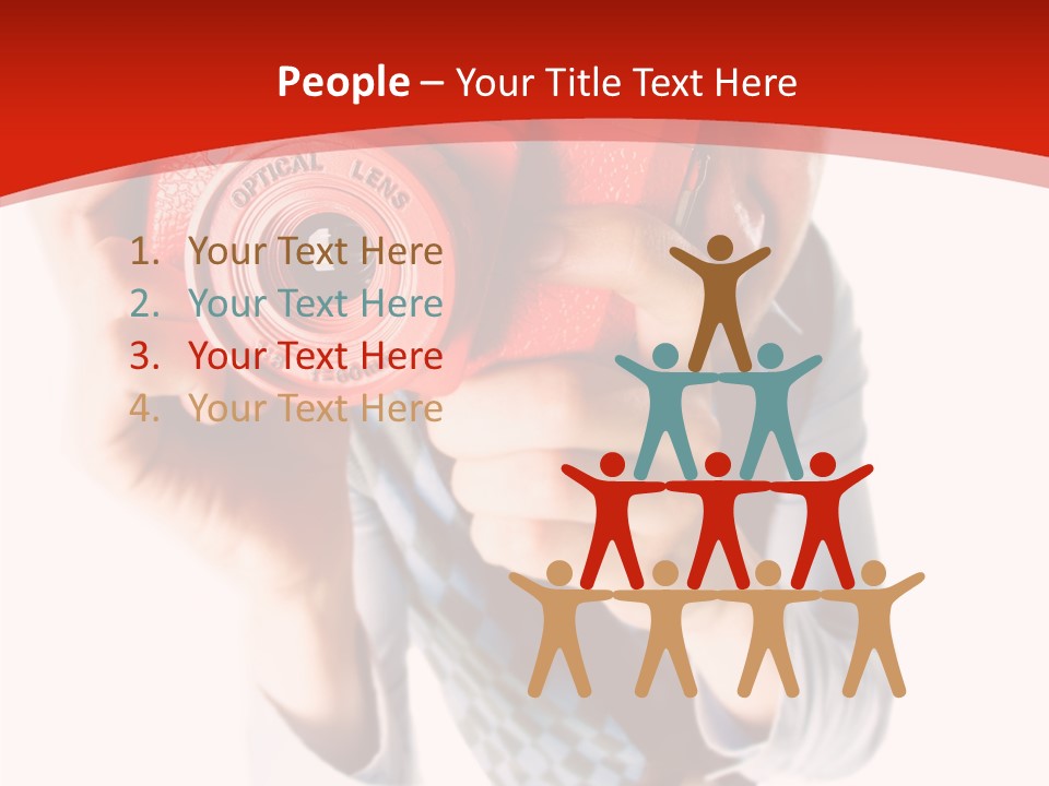 Face Picture Hand PowerPoint Template