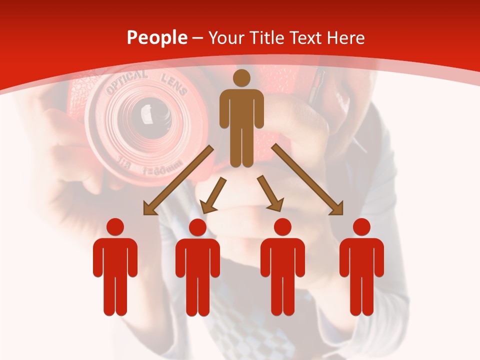 Face Picture Hand PowerPoint Template